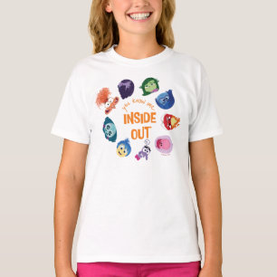 Inside Out You Know Me Inside Out Character Circle T-Shirt