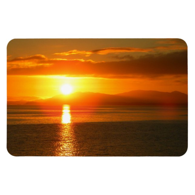 Inside Passage Sunset Magnet (Horizontal)
