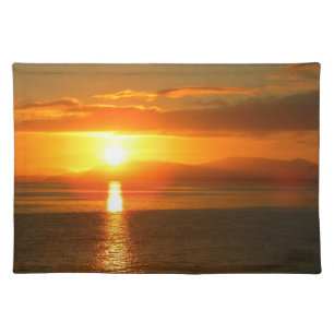 Inside Passage Sunset Placemat