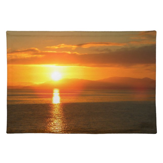 Inside Passage Sunset Placemat (Front)