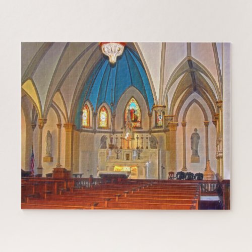 Inside St Peters Harpers Ferry Jigsaw Puzzle