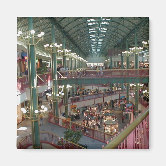 Inside The Mall Of America Minisota Store Crowd Magnet (Front)