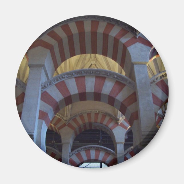 inside the mezquita magnet (Front)