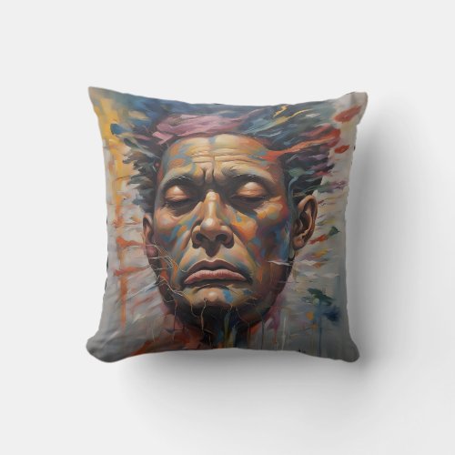 Inside The Mind Of An Over_Thinker Throw Pillow
