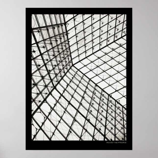 Inside The Pyramid of Louvre - poster (Front)