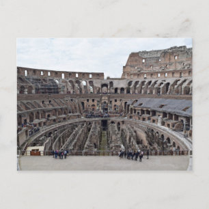 Inside the Roman Colosseo Postcard