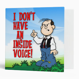 Inside Voice 3 Ring Binder