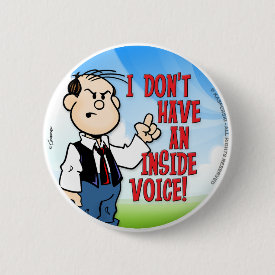 Inside Voice Pinback Button