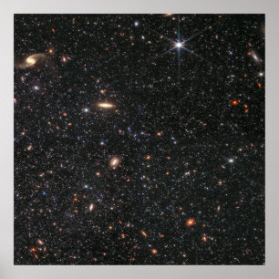 Inside WLM Dwarf Galaxy   NIRCam   JWST Poster