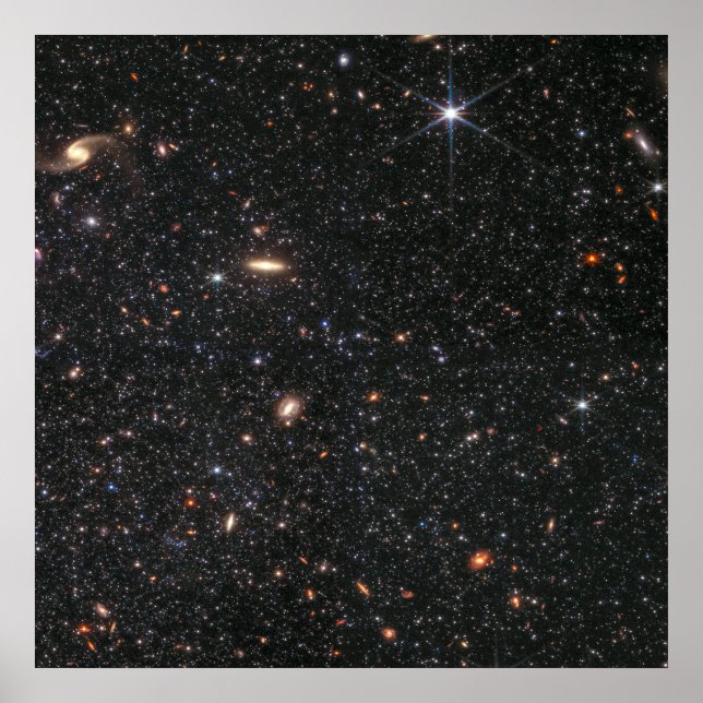 Inside WLM Dwarf Galaxy | NIRCam | JWST Poster (Front)