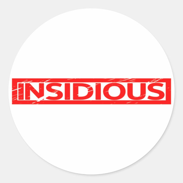 Insidious Stamp Classic Round Sticker (Front)