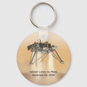 InSight Landing on Mars Keychain