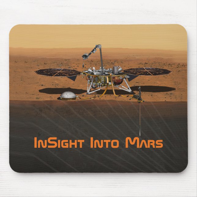 InSight Mars Lander Mission Mouse Pad (Front)