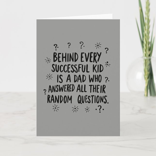 Insightful Fathers Day Card (Front)