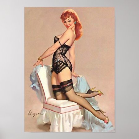 Insinuating Sexy Pin Up Poster