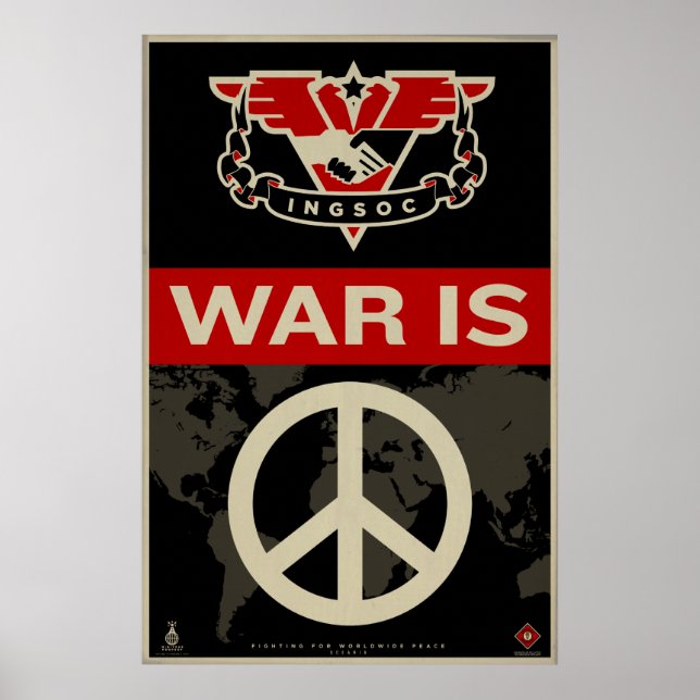 INSOC 1984 Propaganda Print (Front)