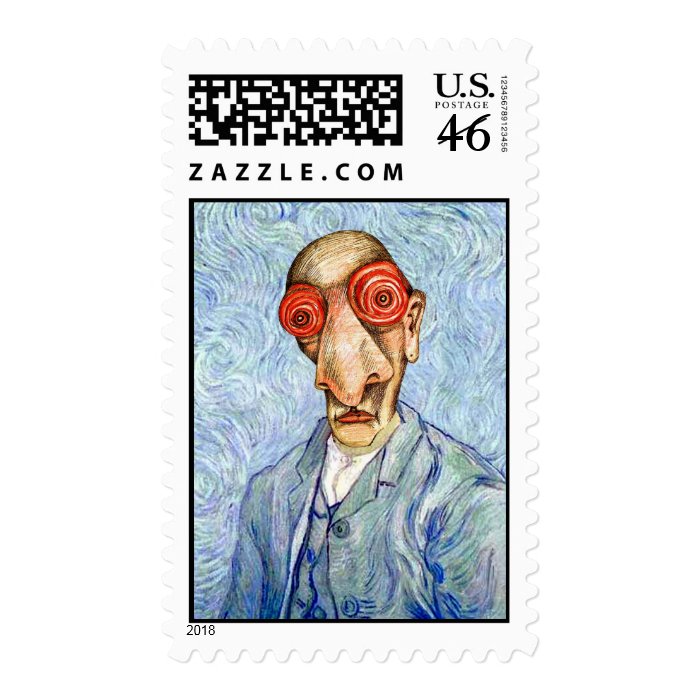 Insomniac as "Vincent Van Gogh" Stamps