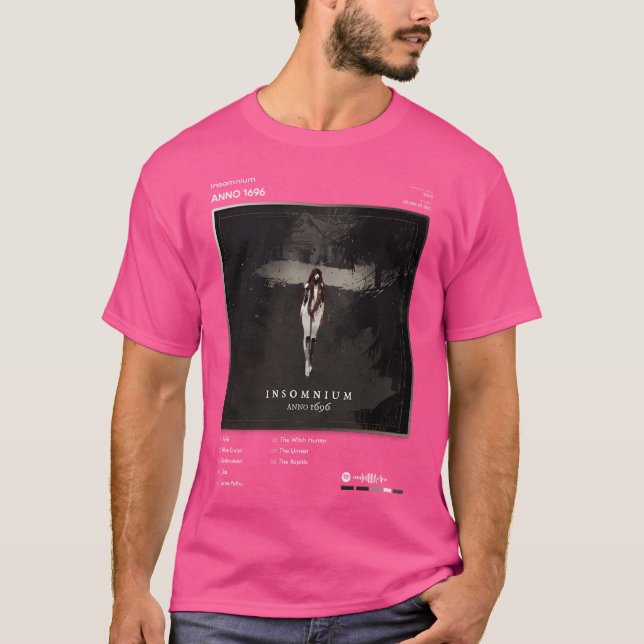 Insomnium - Anno 1696 Tracklist Album T-Shirt (Front)