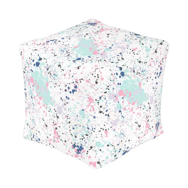 InSpeckled Pouf (Angled Back)