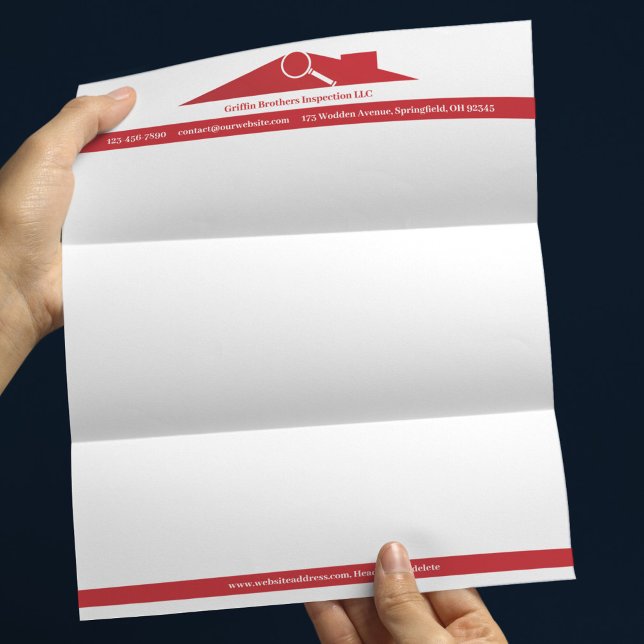 Inspection Services Letterhead Template (Creator Uploaded)