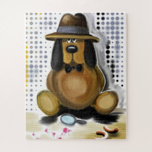 Inspector Dog Jigsaw Puzzle Fun Gift