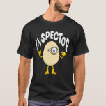 Inspector Egghead Text T-Shirt