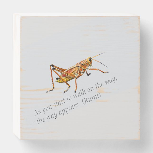 Inspiration ar wooden box sign (Front Horizontal)