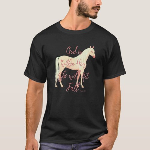 Inspiration Cute Palomino Horse For Girls Teens Ps T_Shirt