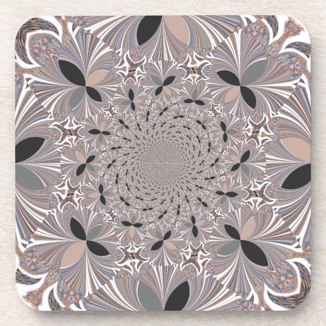 Inspiration Flower Beverage Coaster (Front)