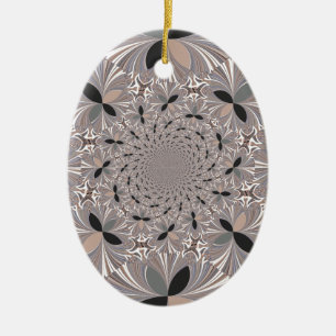 Inspiration Flower Ceramic Ornament