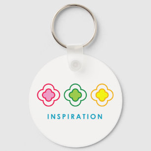 Inspiration (Flowers) Keychain