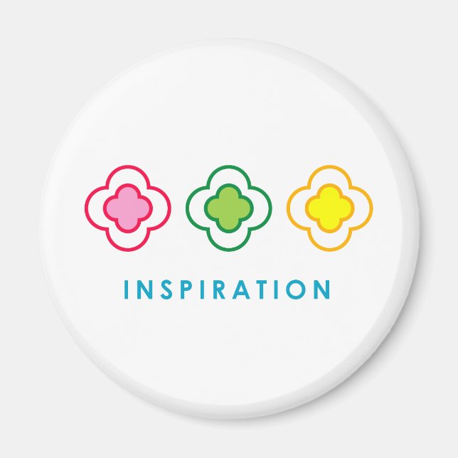 Inspiration (Flowers) Magnet (Front)