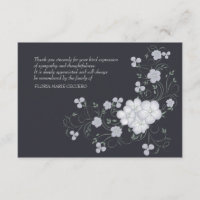 Inspiration Funeral Thank You Card