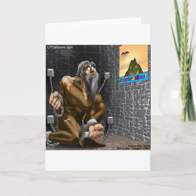 Inspiration - Funny Motivation Cartoon Card (Front)