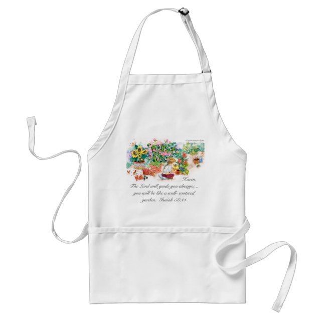 Inspiration Garden Adult Apron (Front)