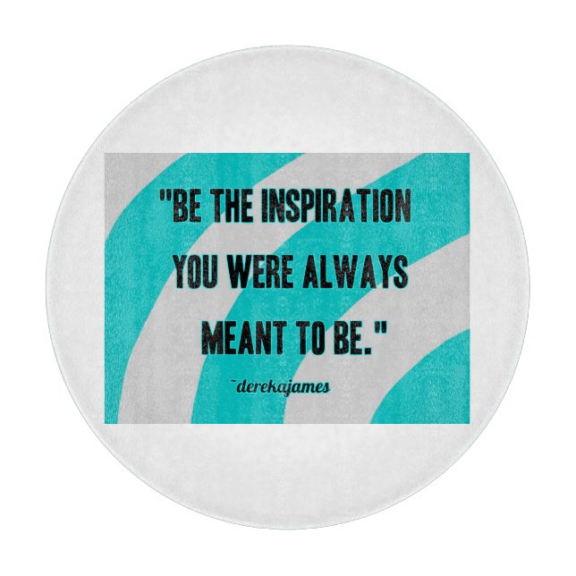 Inspiration Glass Cutting Board (Front)