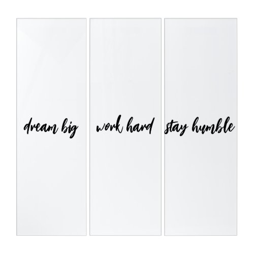 Inspiration in Three Dream  Work  Humble Triptych