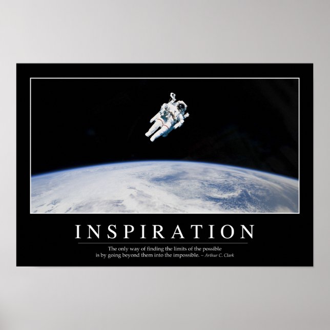 Inspiration: Inspirational Quote Poster (Front)