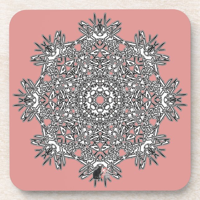Inspiration Octa Glyph Dawn Coaster (Front)