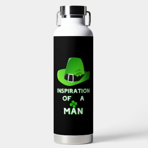 Inspiration Of A Man 17 Day Saint March Patricks Water Bottle