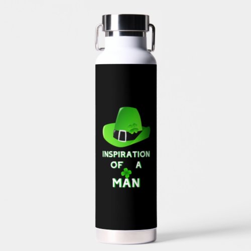 Inspiration Of A Man 17 Day Saint March Patricks Water Bottle