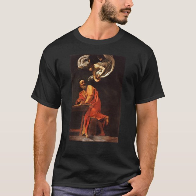 Inspiration of Saint Matthew T-Shirt (Front)