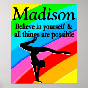 INSPIRATION PERSONALIZED GYMNASTICS POSTER