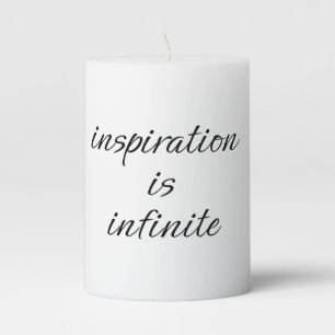 Inspiration Pillar Candle