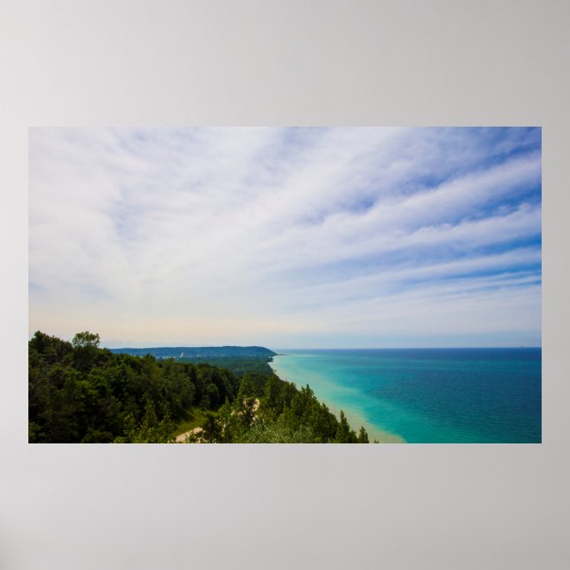 Inspiration Point, Arcadia, Michigan Poster (Front)