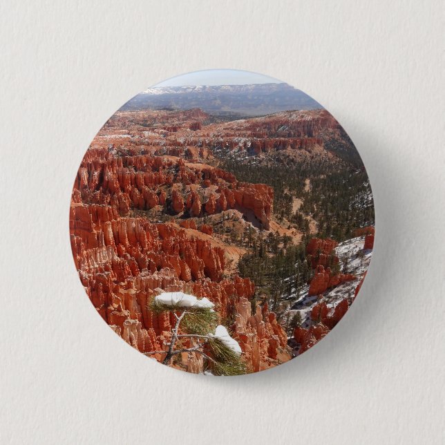 Inspiration Point at Bryce Canyon I Button (Front)