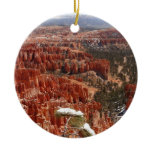 Inspiration Point at Bryce Canyon I Ceramic Ornament