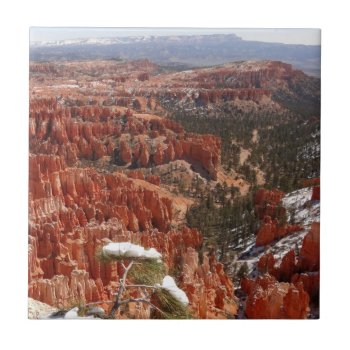 Inspiration Point At Bryce Canyon I Ceramic Tile by mlewallpapers at Zazzle