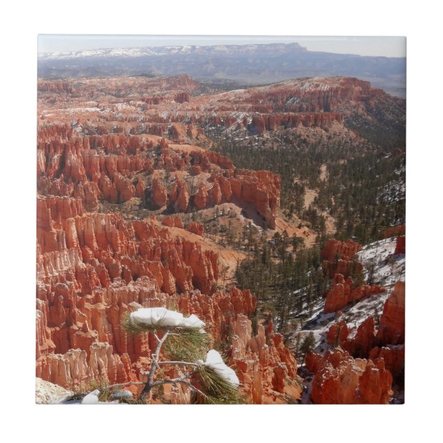 Inspiration Point at Bryce Canyon I Ceramic Tile (Front)