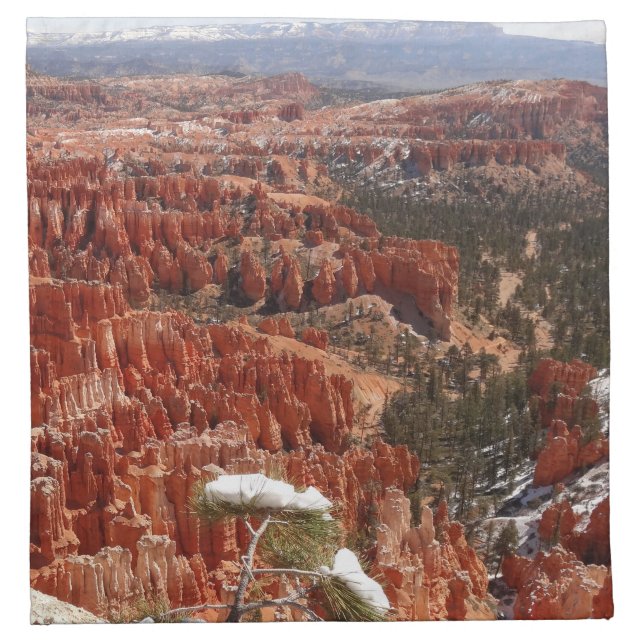 Inspiration Point at Bryce Canyon I Cloth Napkin (Front)
